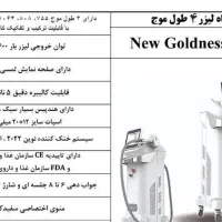 فروش دستگاه لیزر موهای زائد New Goldeness 2023|آرایشی، بهداشتی، درمانی|تهران, دولاب|دیوار