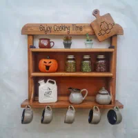 ۴ عدد شلف چوبی دیواری