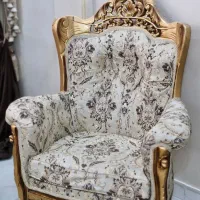 مبلمان نه نفره استیل همراه با ویترین و میز|مبلمان خانگی و میز عسلی|تهران, بلورسازی|دیوار