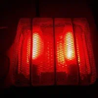 کرسی لامپی ناسیونال ژاپنی و تعدادی جنس آنتیک