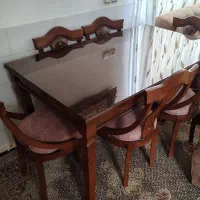 میز ناهار خوری ۶ نفره چوب راش اصل|میز و صندلی غذاخوری|بیرجند, |دیوار