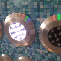 چراغ استخری استیل روکار 36 وات فول کالر|لامپ و چراغ|چهارباغ, |دیوار