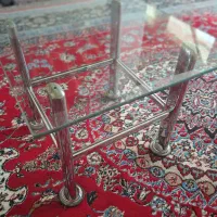 میز چهارپایه استیل