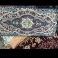 یه جفت پشتی سرمه ای11کیلو پرز برای پر کردن پشتی