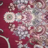 روفرشی ۱۲متری زرشکی زری دار