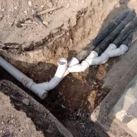 لوله کشی فاضلاب داخلی وصل به اگو شهری
