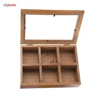 جای دمنوش ادویه ترازوی شیشه ای