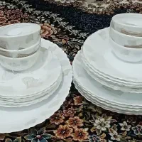 سرویس آرکوپال ۲۵ پارچه و ساعت ژاپنی اصل