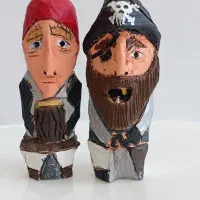 قایق وکشتی دکوری چوبی