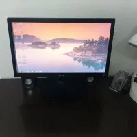 کامپیوتر ،کیس،کیبورد،مانیتور ال جی LG،میز کامپیوتر