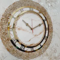 ساعت دیواری طرح مرمری
