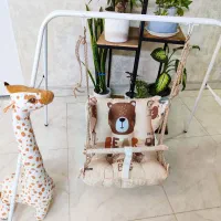 تاب ریلکسی نوزاد و کودک گهواره‌ای ۱۲ طنابه مستحکم|اسباب و اثاث بچه|نیشابور, فردوسی جنوبی|دیوار