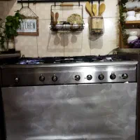 اجاق گاز فردار تمام استیل سینجر سالم با قیمت مناسب