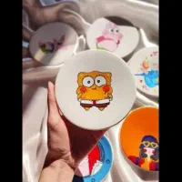 دیوار کوب بشقاب سفالی