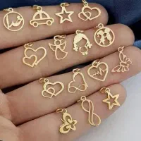 پلاک آویز دستبند طلا کادویی مینمال عیار 750