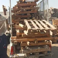 تخریب خانه قدیمی آهن آلات  پالت ضایعات چوب