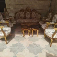 سلام مبل سلطنتی ۹نفره به همراه سه میز عسلی بوفه|مبلمان خانگی و میز عسلی|اقبالیه, |دیوار