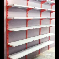 قفسه فلزی سفید پایه قرمز|فروشگاه و مغازه|جوادآباد, |دیوار