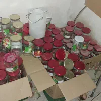 شیشه ترشی وحبوبات