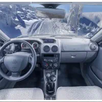 پراید وانت با اتاق سقف و بلند و هفت لایه