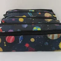 جامدادی برزنت دو زیپ|لوازم التحریر|قائن, |دیوار