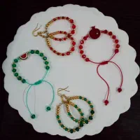 دستبند و گوشواره یلدا