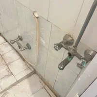 شیر دوقلو دستشویی و حمام با علمک سردوش