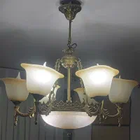 لوستر|لوستر و چراغ آویز|فشاپویه, |دیوار