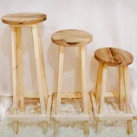 استند گل چوبی