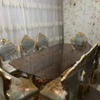 میز ناهار خوری ۸ نفره سلطنتی|میز و صندلی غذاخوری|مشهد, کلاهدوز|دیوار