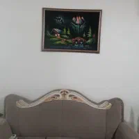 تابلو نقاشی روی مخمل|تابلو، نقاشی، عکس|قم, انصار‌الحسین|دیوار