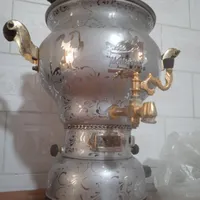 سماور نقره ای