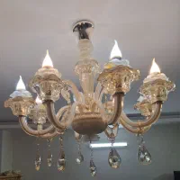 لوستر کریستال|لوستر و چراغ آویز|اصفهان, ملک‌شهر|دیوار