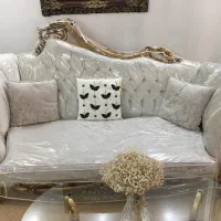 یک دست مبل هفت نفره سالم وتمیز|مبلمان خانگی و میز عسلی|تهران, آهنگ|دیوار