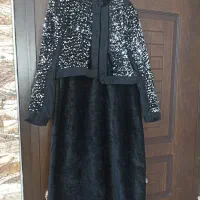 لباس مشکی مخمل پولک ار|لباس|قم, سعادتی|دیوار