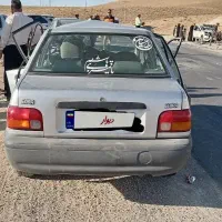 پراید مدل 88 تصادفی