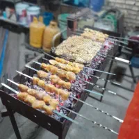 منقل کباب پز تاشو دستساز قابل حمل با سواری