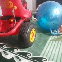 سه چرخه و توپ ورزشی|اسباببازی بچه|بندر گز, |دیوار