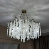 لوستر تمام کریستال ، ست کامل ،لوستر درختی|لوستر و چراغ آویز|تهران, لاله زار|دیوار