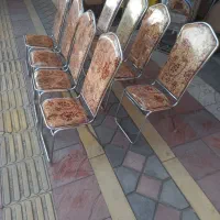 صندلی فلزی پشت بلند ثابت|صندلی و نیمکت|محمودآباد, |دیوار