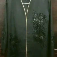 دو عدد مانتو کتی کوتاه مشکی مجلسی و نسکافه ای