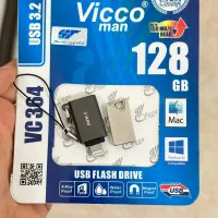 فلش ۱۲۸ گیگ OTG  خوش‌دست و با گارانتی رابط فلش