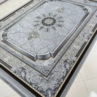 فرش ۷۰۰شانه نقشه کویر در رنگبندی فیلی دودی سرمه ای|فرش|کبودرآهنگ, |دیوار