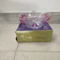 شکلات خوری بلور دسته دار