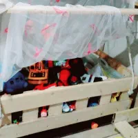 گهواره چوبی دست ساز خودم|اسباب و اثاث بچه|قشم, |دیوار