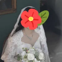 لباس عروس فاخر دانتل فرانسه