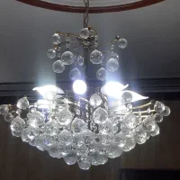 لوستر کریستالی|لوستر و چراغ آویز|اندیشه, شهرک مریم|دیوار