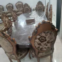 مبل ۹ نفره و میزناهاری خوری ۸ نفره و میز عسلی|مبلمان خانگی و میز عسلی|مسجد سلیمان, |دیوار