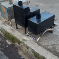 بخاری هیزومی با ورق یک نیم|بخاری، هیتر، شومینه|علی‌آباد کتول, |دیوار