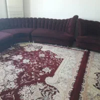 مبل 9 نفره با رنگ خاص زرشکی|مبلمان خانگی و میز عسلی|اهواز, شهرک دانشگاه|دیوار